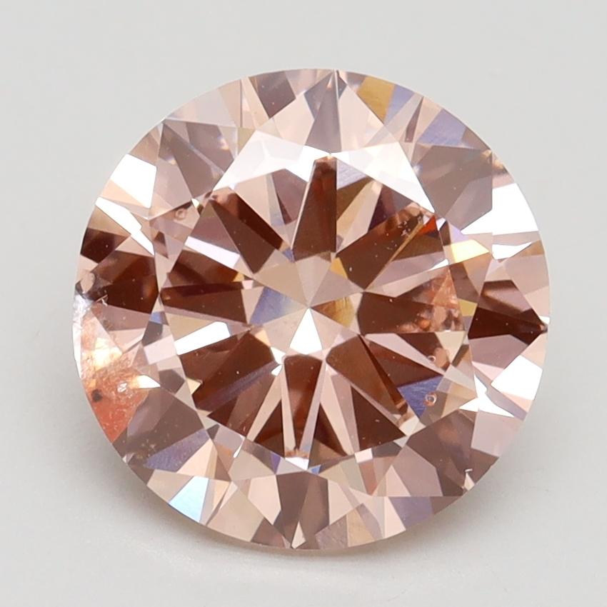 3.00 Ct. Fancy Intense Pink Round Lab Grown Diamond