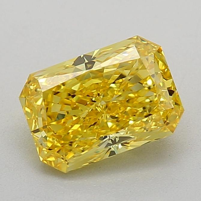 1.07 Ct. Fancy Vivid Yellow Radiant Lab Grown Diamond