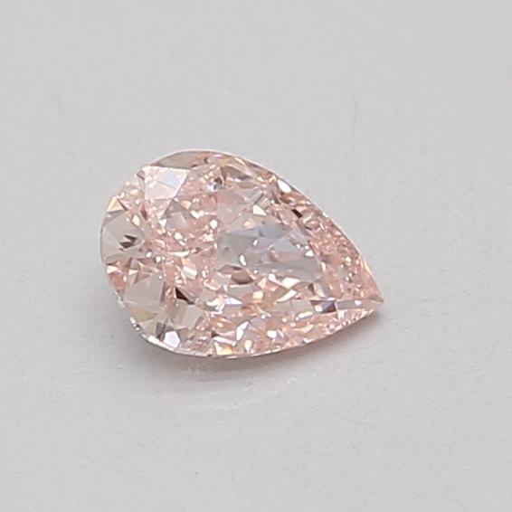 0.45 Ct. Fancy Intense Pink Pear Lab Grown Diamond