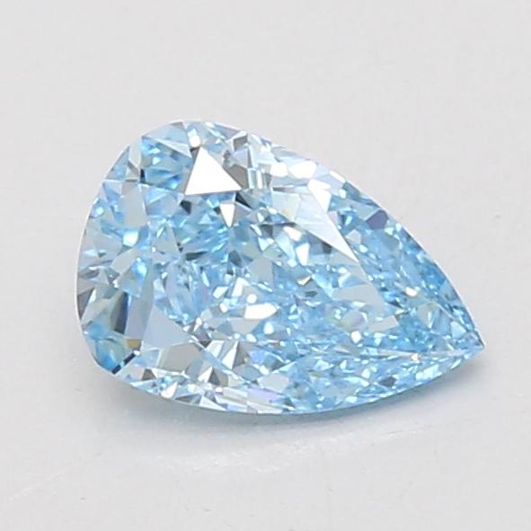 1.02 Ct. Fancy Vivid Blue Pear Lab Grown Diamond