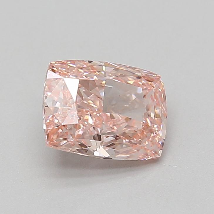 1.56 Ct. Fancy Vivid Pink Cushion Lab Grown Diamond