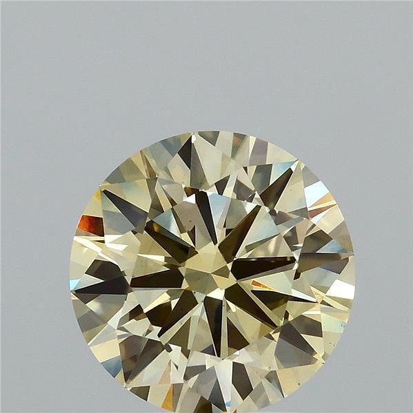 3.00 Ct. Fancy Yellow Round Lab Grown Diamond