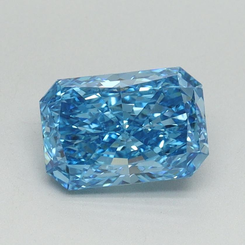 1.19 Ct. Fancy Vivid Blue Radiant Lab Grown Diamond