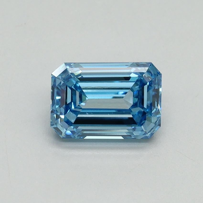 1.00 Ct. Fancy Vivid Blue Emerald Lab Grown Diamond