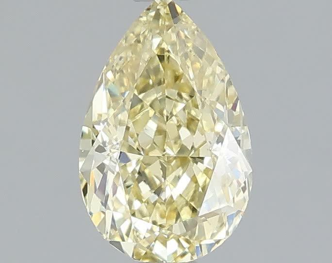 1.09 Ct. Fancy Intense  Yellow Pear Lab Grown Diamond