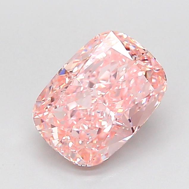2.02 Ct. Fancy Intense  Pink Cushion Lab Grown Diamond