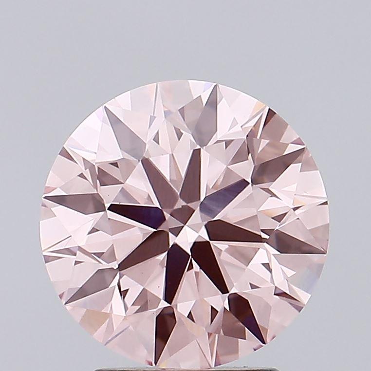 2.41 Ct. Fancy Intense Pink Round Lab Grown Diamond
