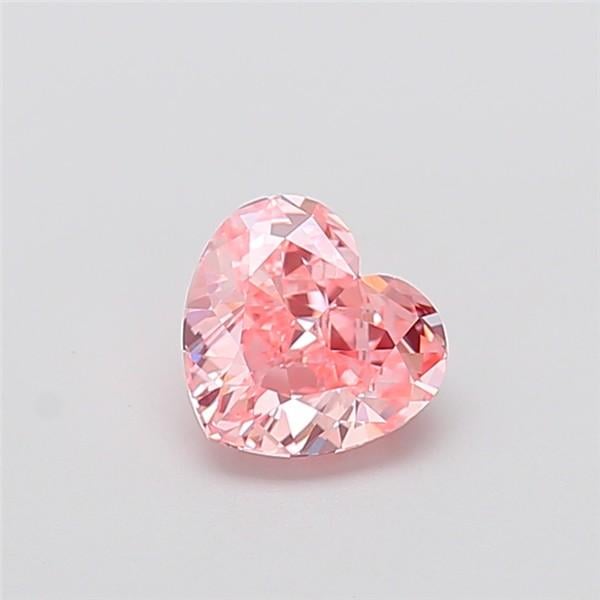 1.32 Ct. Fancy Vivid Pink Heart Lab Grown Diamond