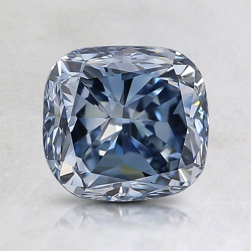 1.53 Ct. Fancy Blue Cushion Lab Grown Diamond