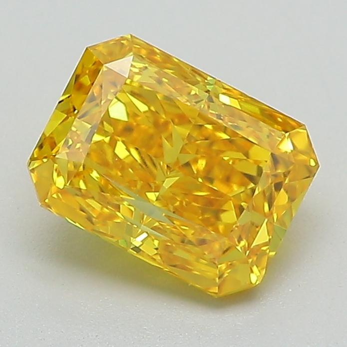1.43 Ct. Fancy Vivid Yellow Radiant Lab Grown Diamond