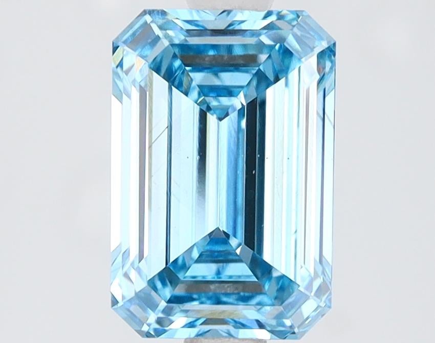 2.00 Ct. Fancy Intense  Blue Emerald Lab Grown Diamond