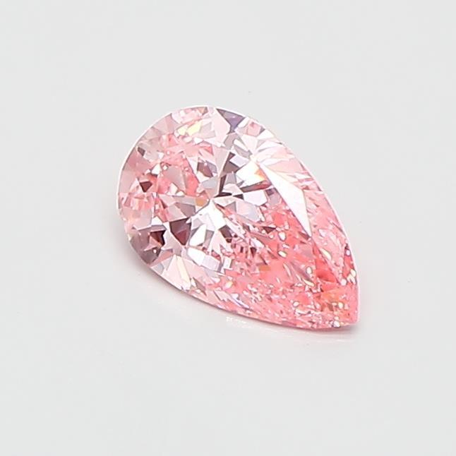 0.50 Ct. Fancy Vivid  Pink Pear Lab Grown Diamond
