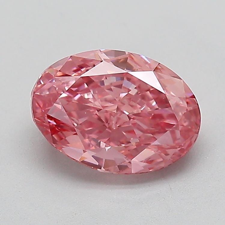 1.54 Ct. Fancy Vivid  Pink Oval Lab Grown Diamond