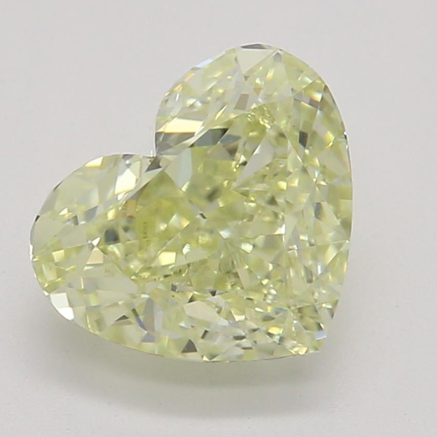 1.05 Ct. Fancy Light Yellow Heart Diamond