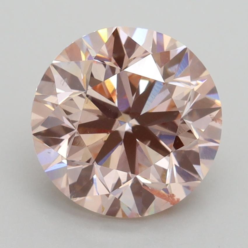 3.00 Ct. Fancy Light Pink Round Lab Grown Diamond