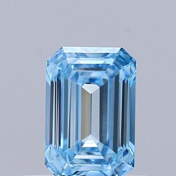 0.50 Ct. Fancy Vivid  Blue Emerald Lab Grown Diamond