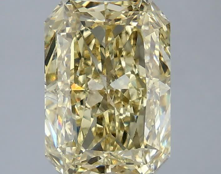 2.91 Ct. Fancy  Yellow Radiant Lab Grown Diamond