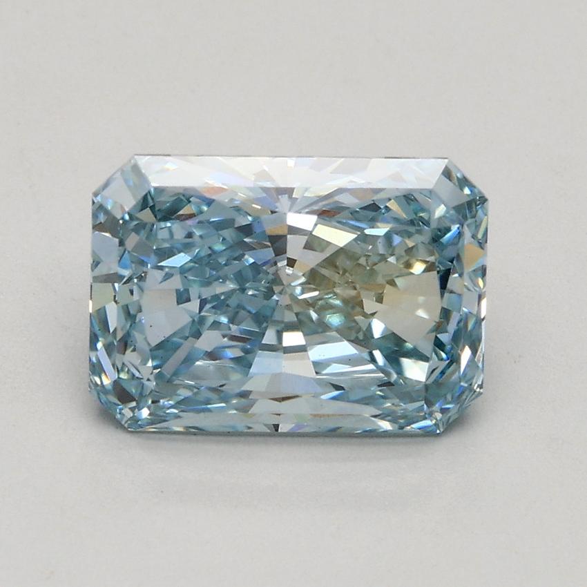 1.70 Ct. Fancy Intense Blue Radiant Lab Grown Diamond