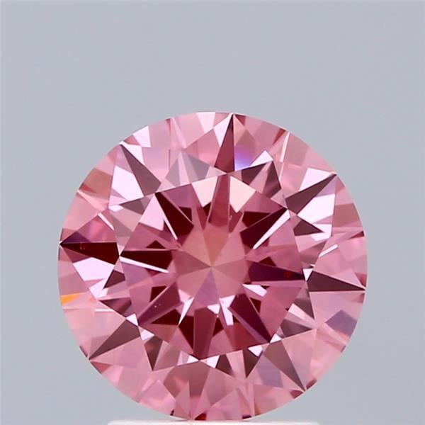 2.38 Ct. Fancy Vivid Pink Round Lab Grown Diamond