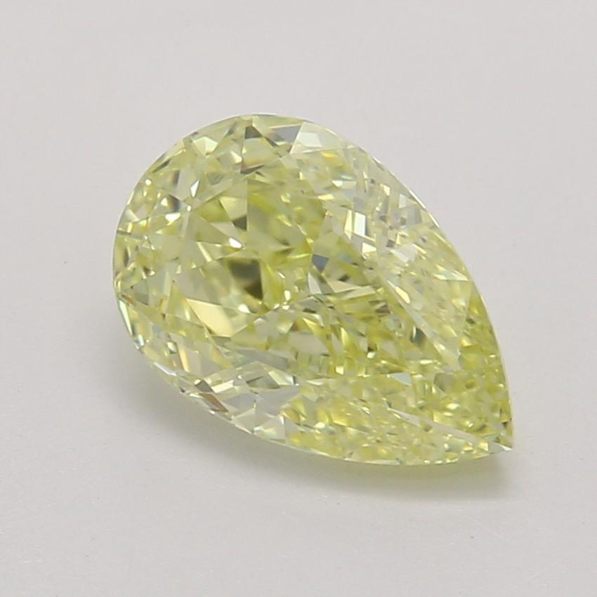 0.71 Ct. Fancy Yellow Pear Diamond