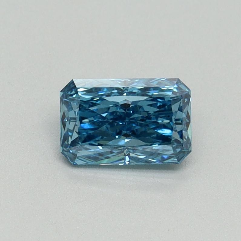 0.52 Ct. Fancy Vivid Blue Radiant Lab Grown Diamond