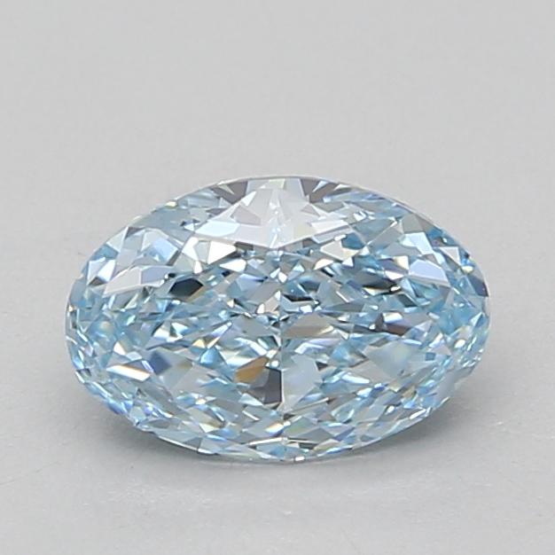 1.52 Ct. Fancy Vivid Blue Oval Lab Grown Diamond