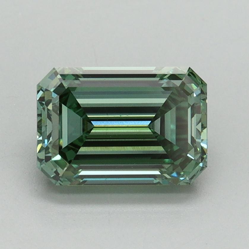 1.51 Ct. Fancy Vivid Green Emerald Lab Grown Diamond