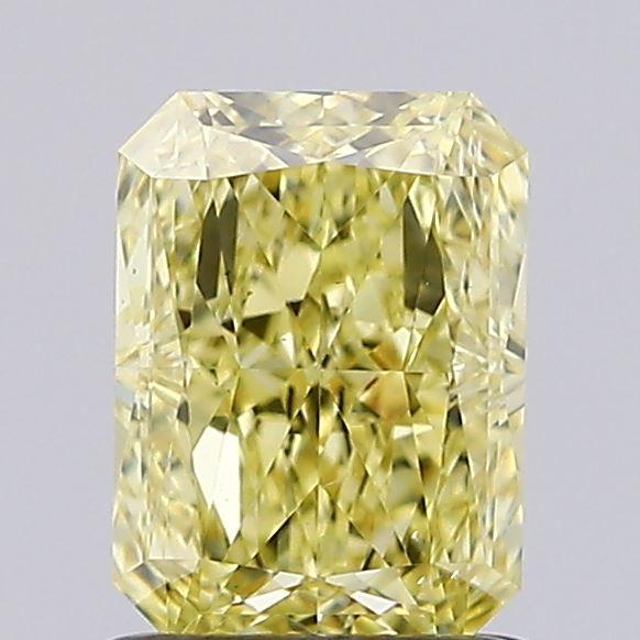 1.09 Ct. Fancy Vivid Yellow Radiant Lab Grown Diamond