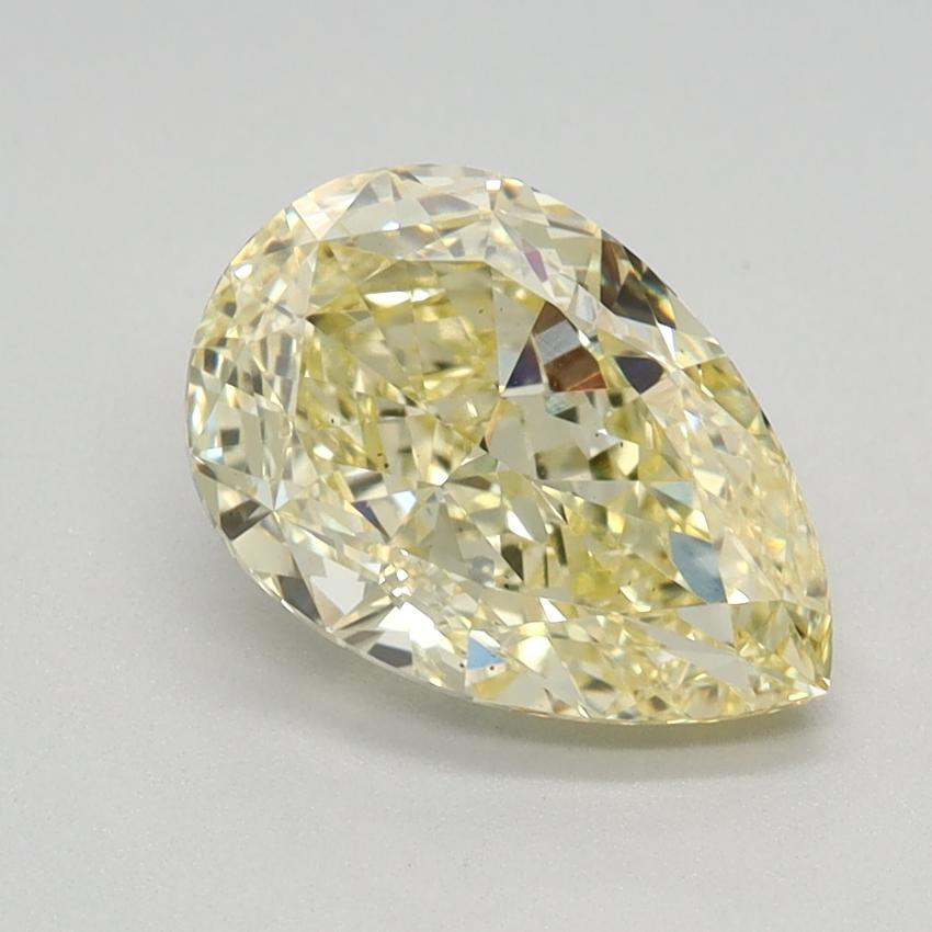 1.64 Ct. Fancy Intense Yellow Pear Lab Grown Diamond