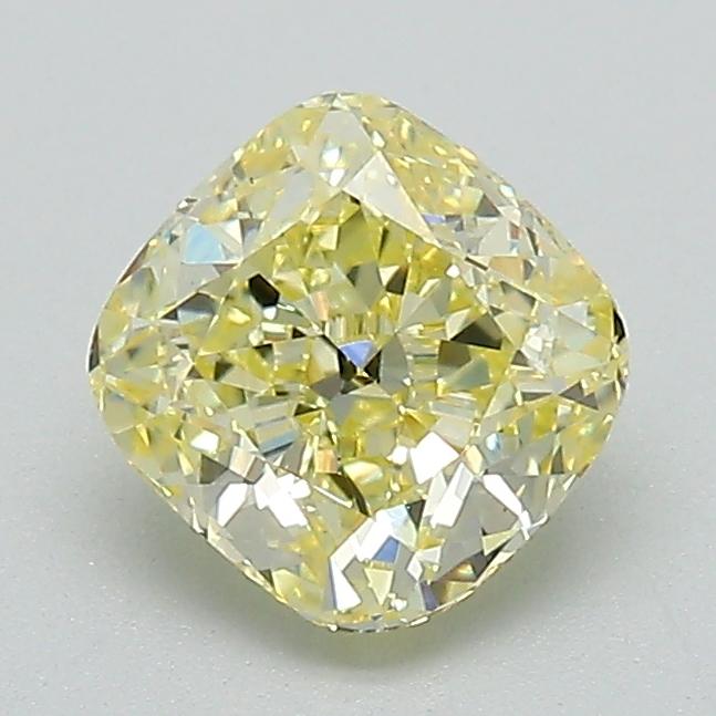 1.17 Ct. Fancy Yellow Cushion Lab Grown Diamond