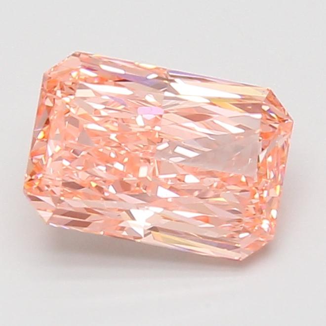 2.10 Ct. Fancy Vivid Pink Radiant Lab Grown Diamond