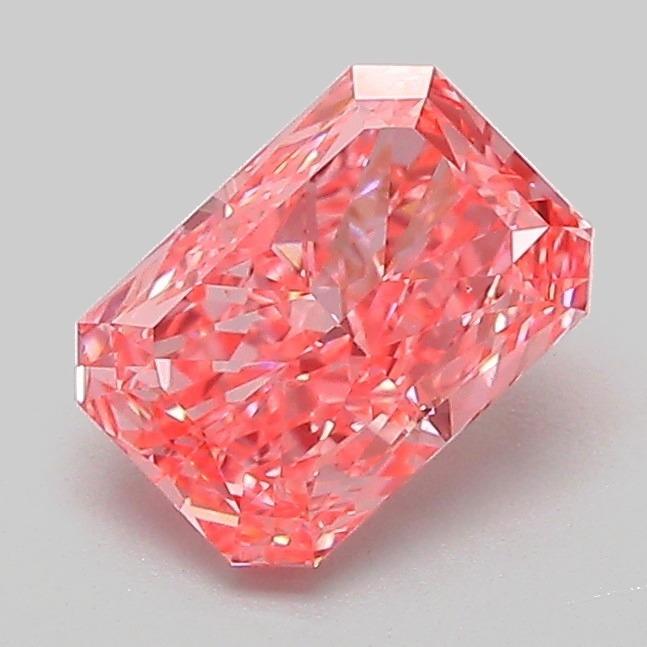 1.03 Ct. Fancy Vivid Pink Radiant Lab Grown Diamond