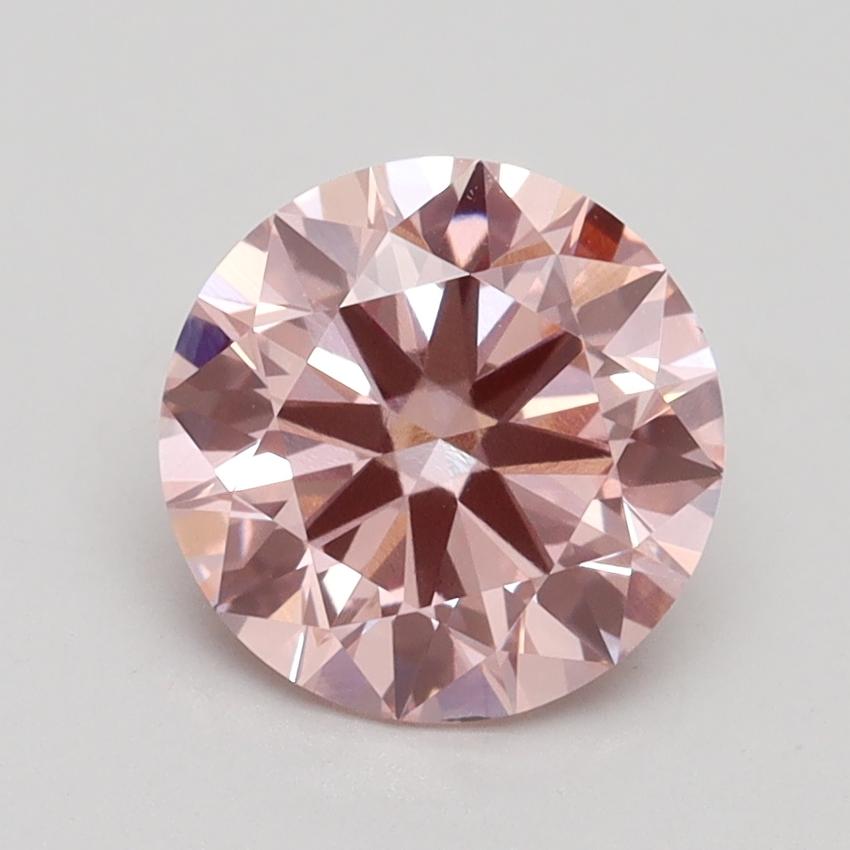 1.78 Ct. Fancy Intense Pink Round Lab Grown Diamond