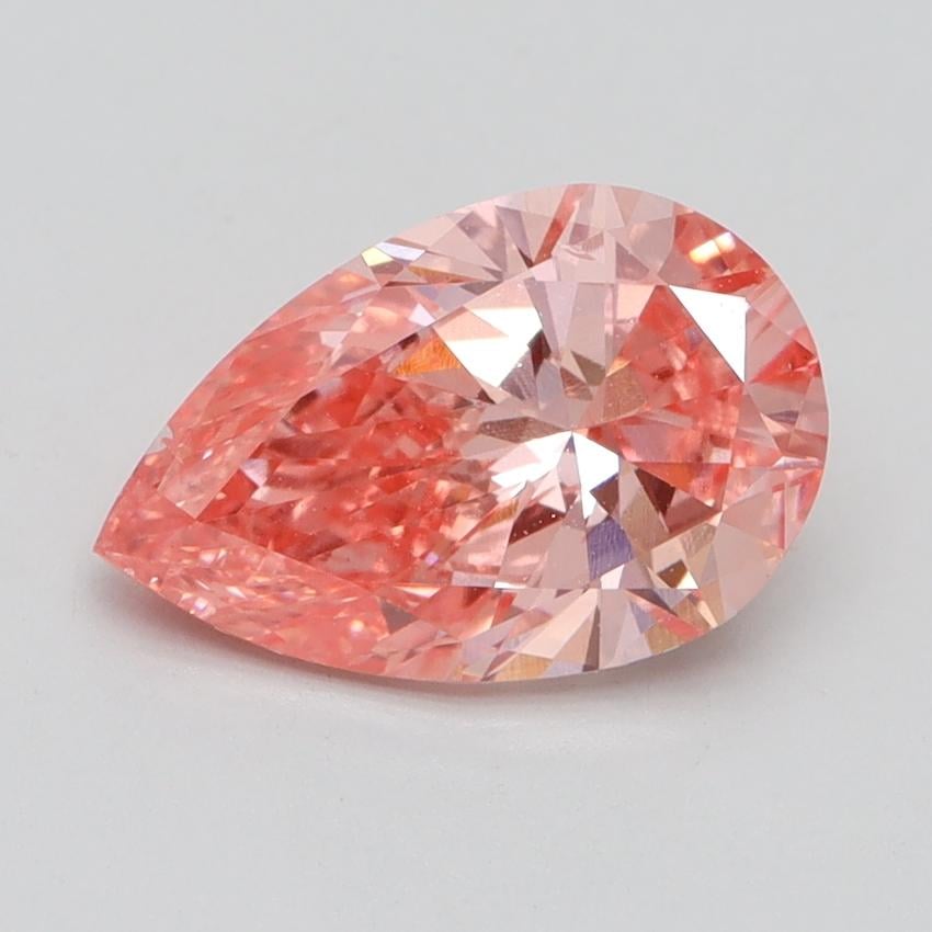 2.00 Ct. Fancy Vivid Pink Pear Lab Grown Diamond
