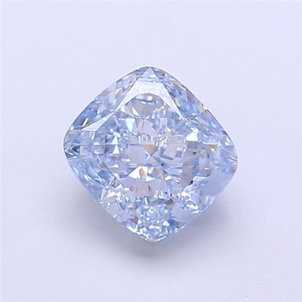 1.52 Ct. Fancy Intense  Blue Cushion Lab Grown Diamond
