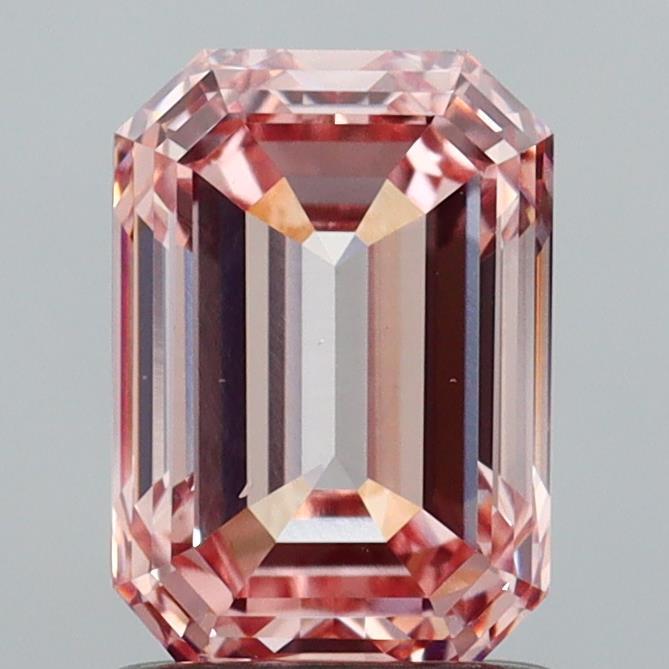 1.51 Ct. Fancy Intense  Pink Emerald Lab Grown Diamond