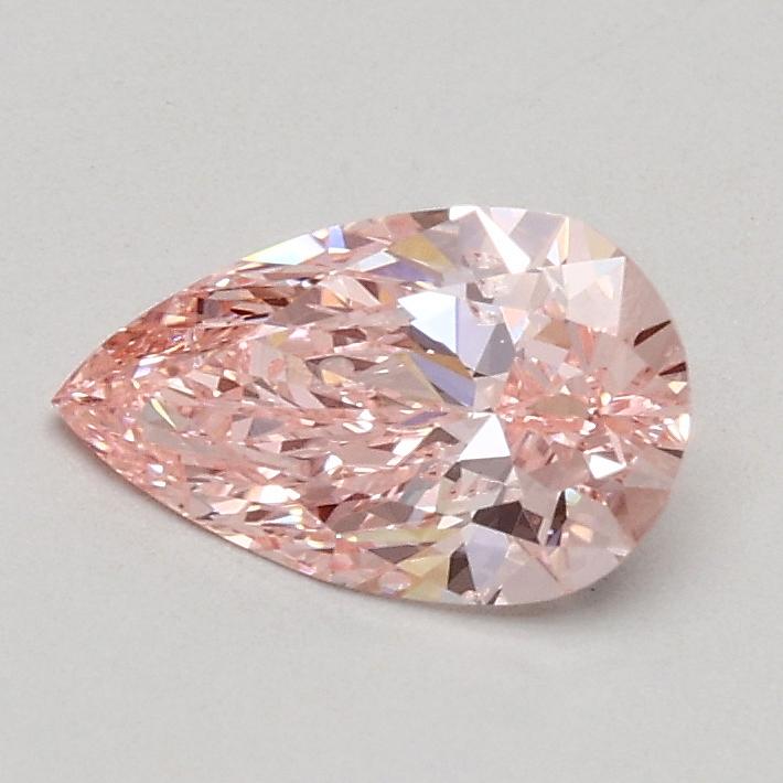 0.50 Ct. Fancy Intense Pink Pear Lab Grown Diamond