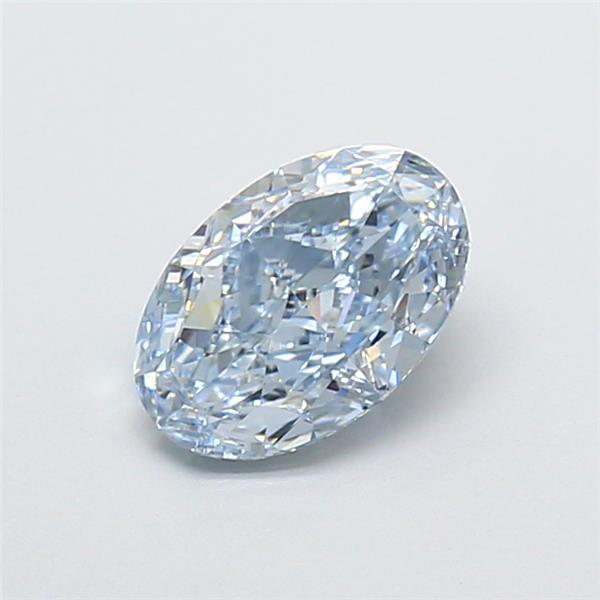 1.25 Ct. Fancy Intense Blue Oval Lab Grown Diamond