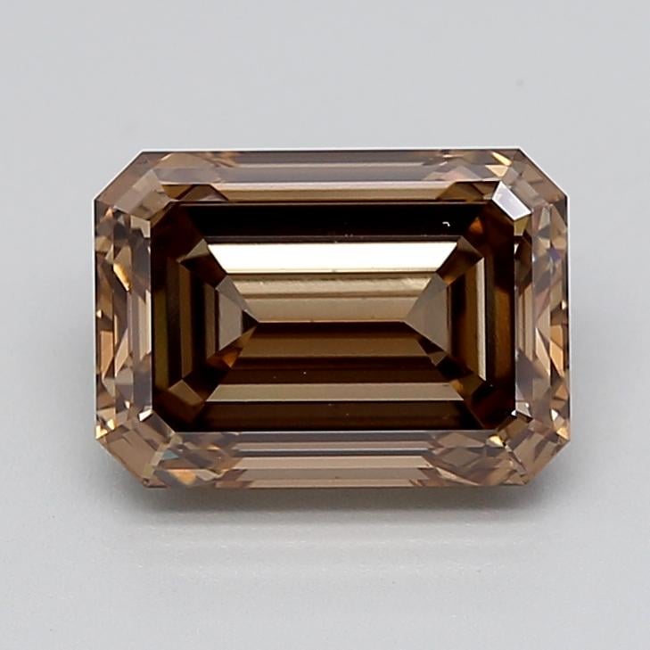 3.34 Ct. Fancy  Brown Emerald Lab Grown Diamond