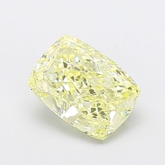 1.33 Ct. Fancy Yellow Cushion Lab Grown Diamond