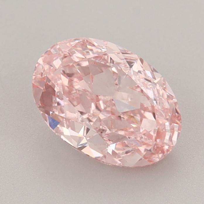 1.23 Ct. Fancy Vivid  Pink Oval Lab Grown Diamond