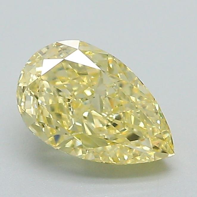 1.13 Ct. Fancy Intense Yellow Pear Lab Grown Diamond