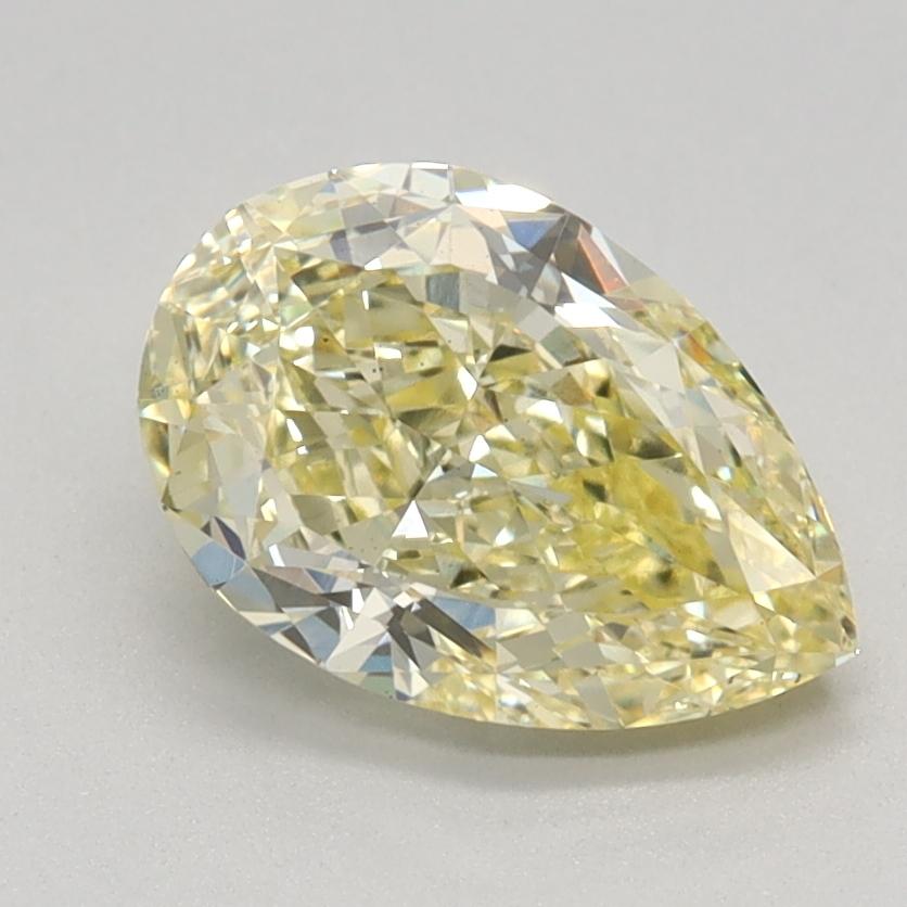 1.35 Ct. Fancy Intense Yellow Pear Lab Grown Diamond