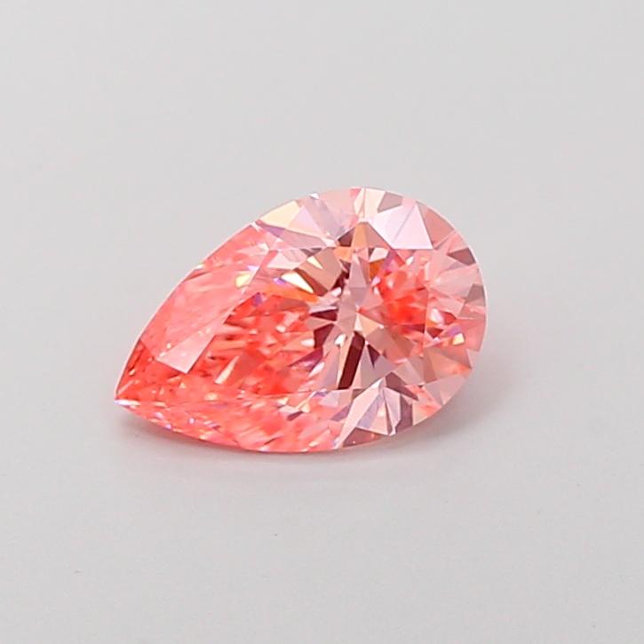 1.03 Ct. Fancy Vivid Pink Pear Lab Grown Diamond