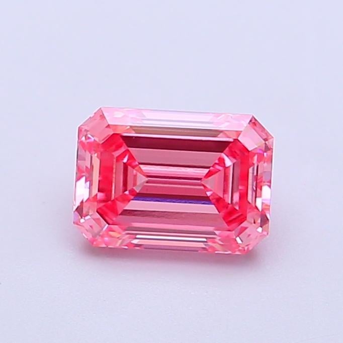 1.05 Ct. Fancy Vivid  Pink Emerald Lab Grown Diamond