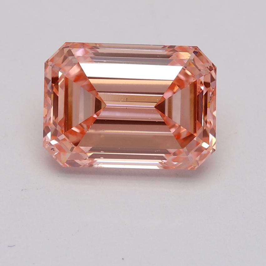 3.05 Ct. Fancy Intense Pink Emerald Lab Grown Diamond