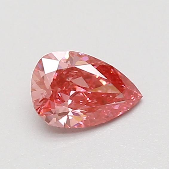 0.54 Ct. Fancy Vivid Pink Pear Lab Grown Diamond