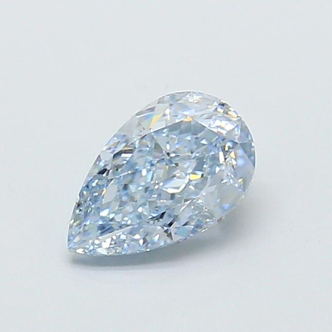 1.09 Ct. Fancy Vivid Blue Pear Lab Grown Diamond
