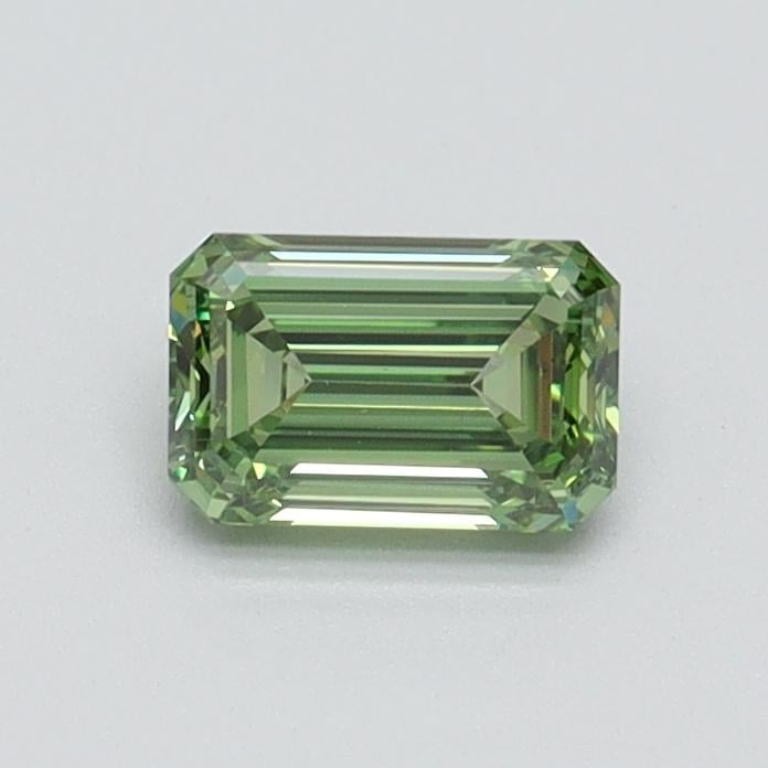 0.50 Ct. Fancy Intense Green Emerald Lab Grown Diamond