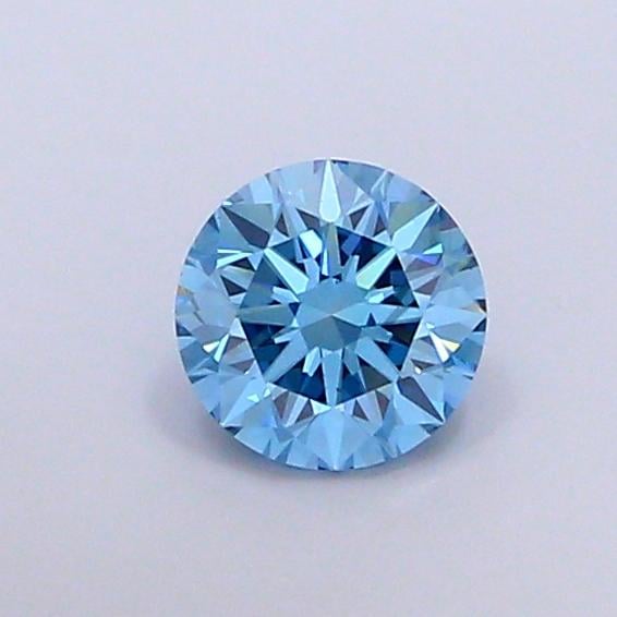 1.93 Ct. Fancy Vivid New_Mst Blue Round Lab Grown Diamond